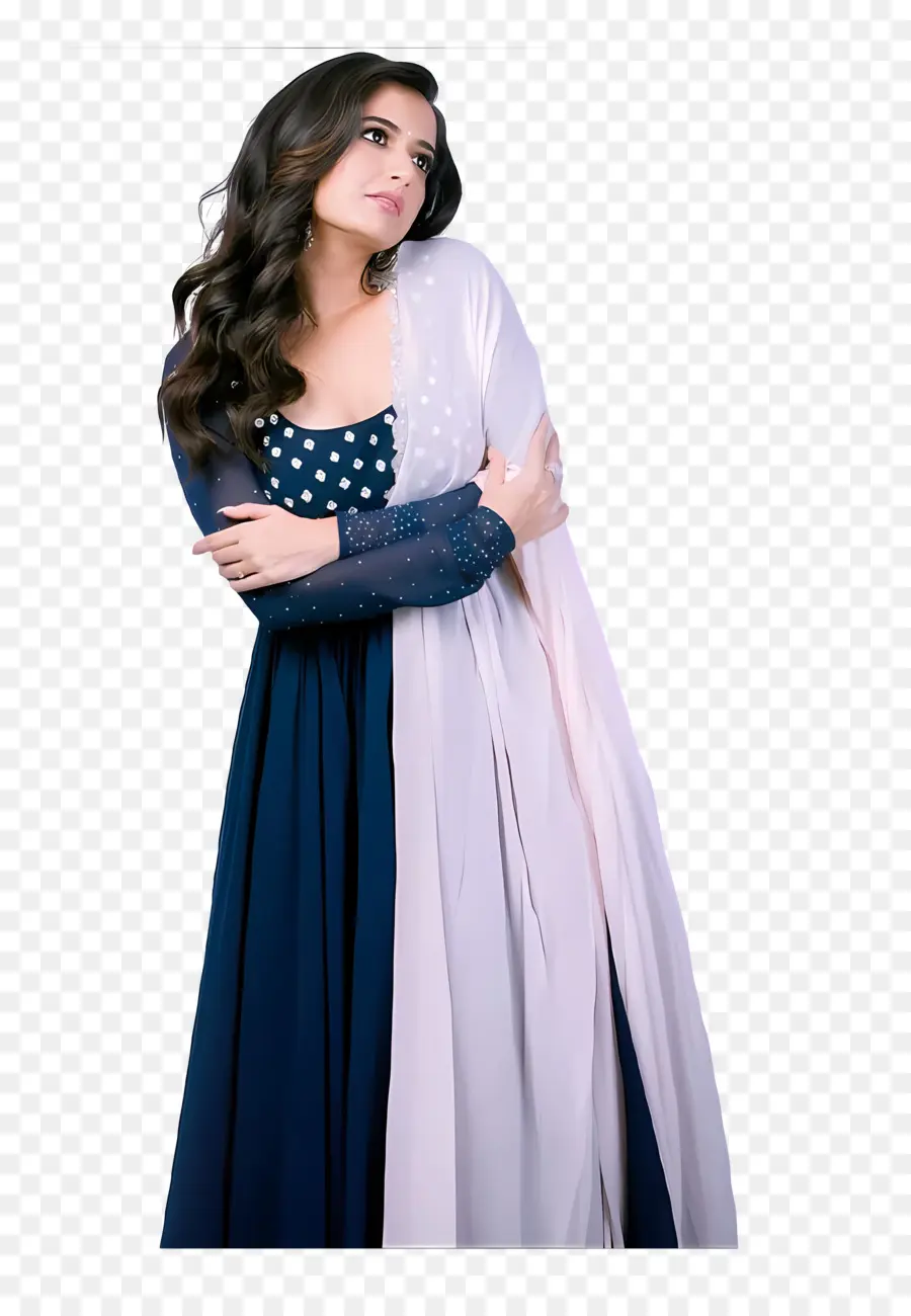 Ashika Ranganath，Mujer Vestida PNG