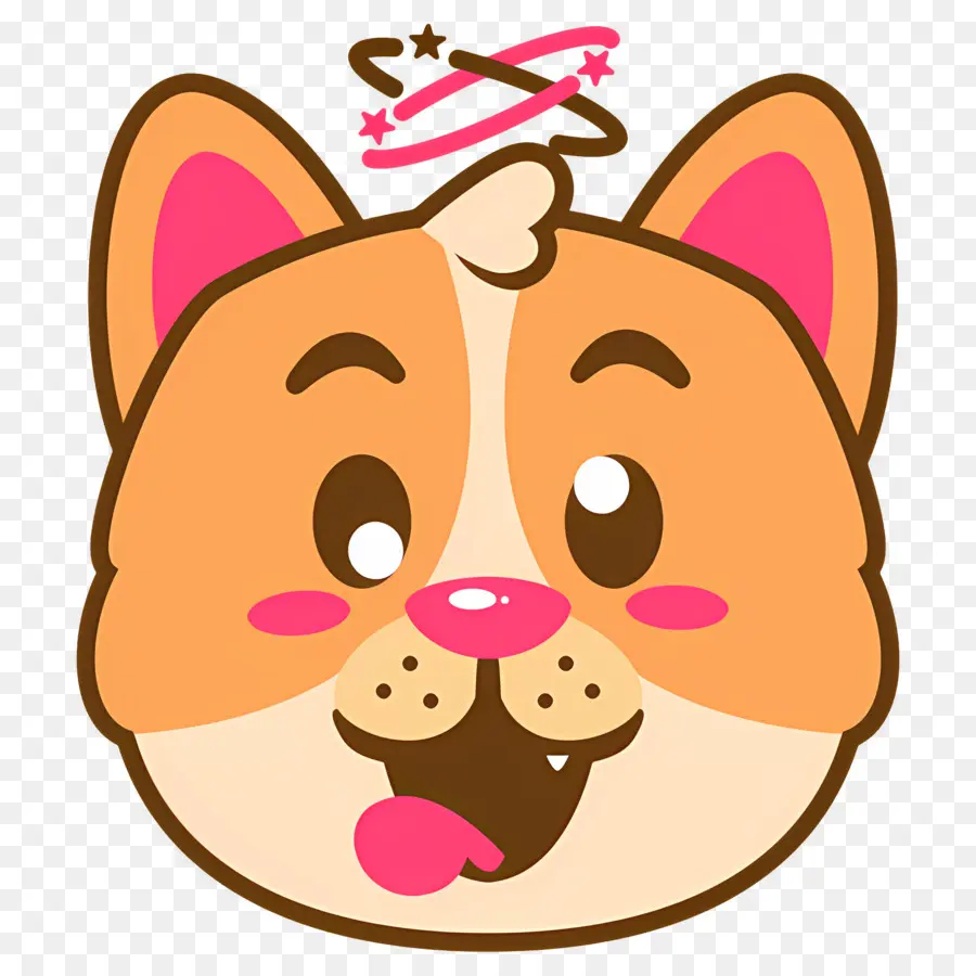 Emoji De Gato，Cara De Perro PNG