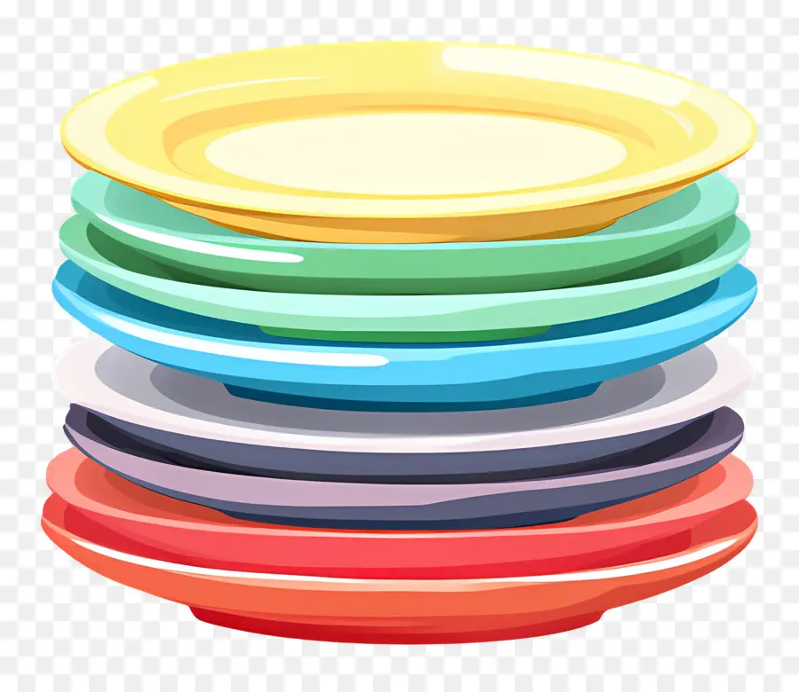 Pila De Platos，Platos PNG