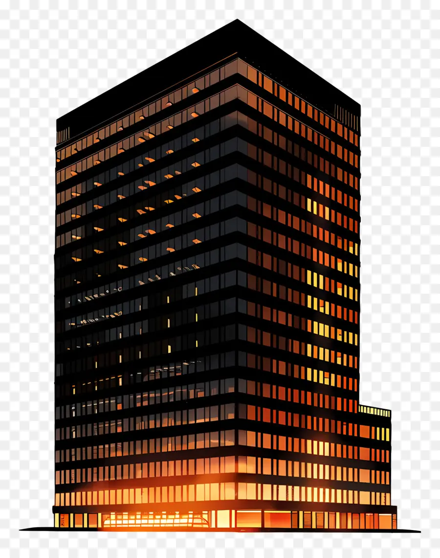 Silueta De Edificio Alto，Edificio PNG