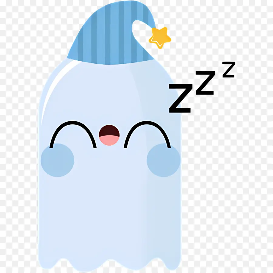 Emoji Fantasma，Fantasma Durmiente PNG