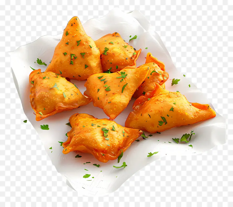 Pan Pakora，Samosas PNG