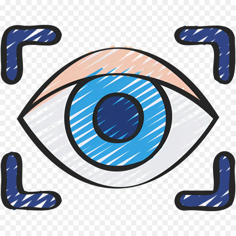 Escáner Ocular，Ojo Con Objetivo PNG