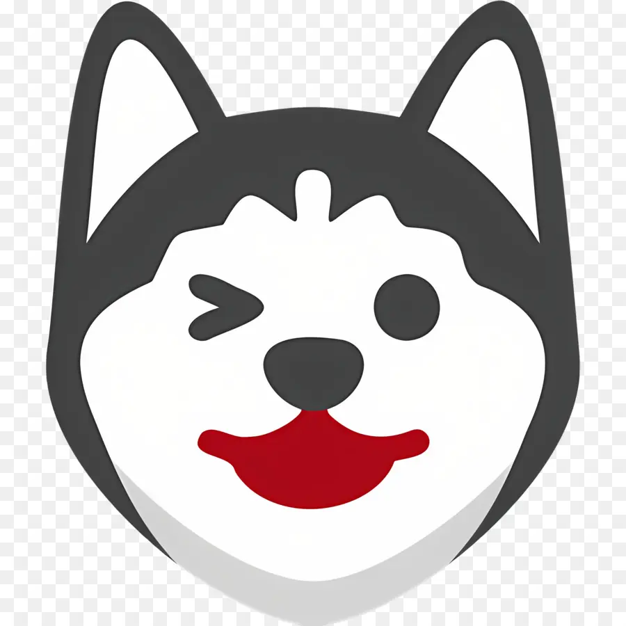 Emoji De Perro，Perro Guiñando Un Ojo PNG