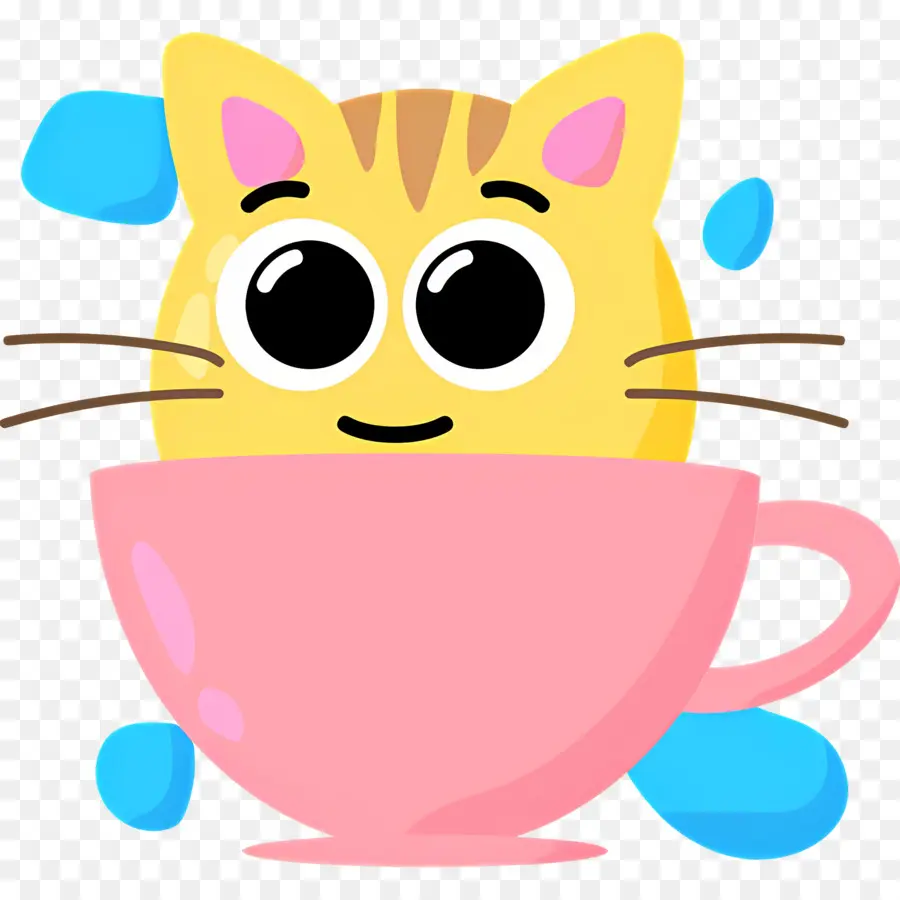 Emojis De Gato，Gato En Copa PNG