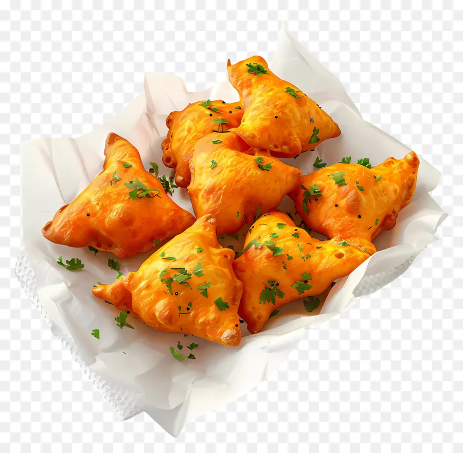 Pan Pakora，Samosas PNG