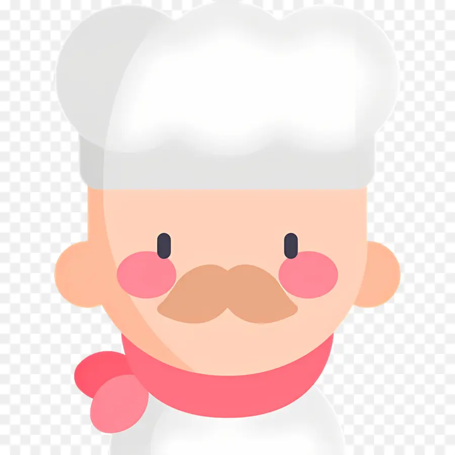 Cocinero，Chef Con Bigote PNG