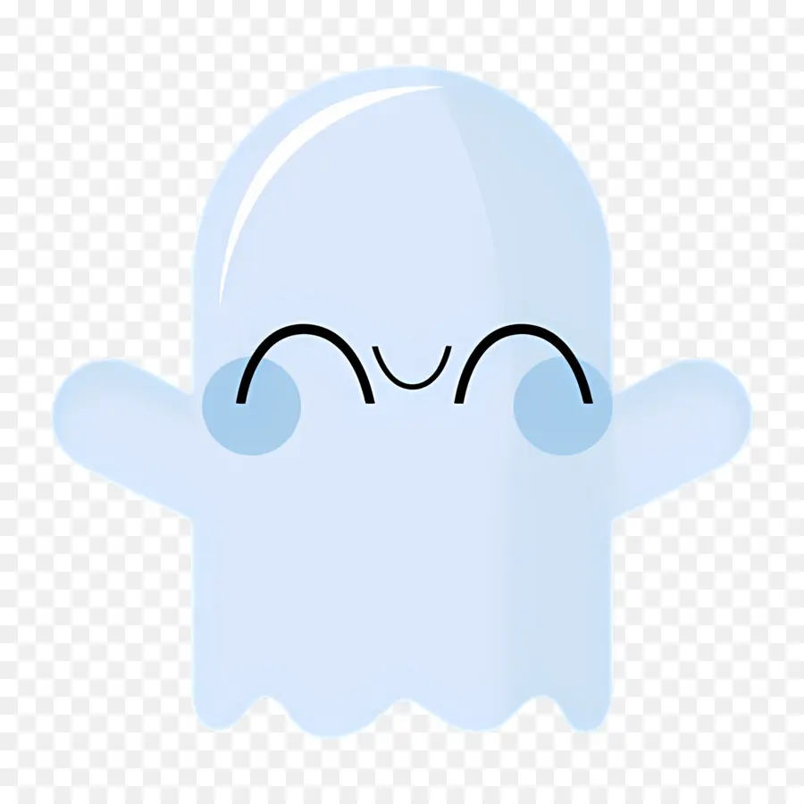 Emoji Fantasma，Fantasma Azul PNG