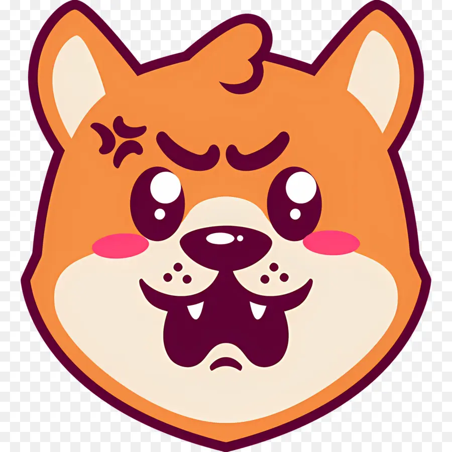 Emoji De Perro，Perro Enojado PNG