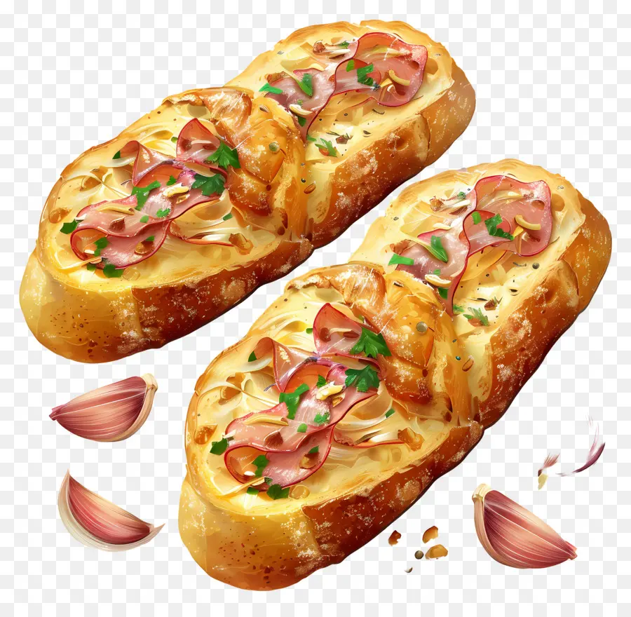 Pan De Ajo，Bocadillo PNG