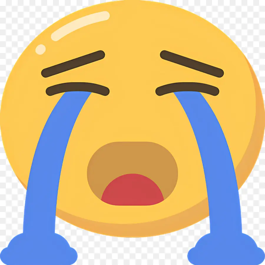 Emojis Llorando，Cara Llorando PNG