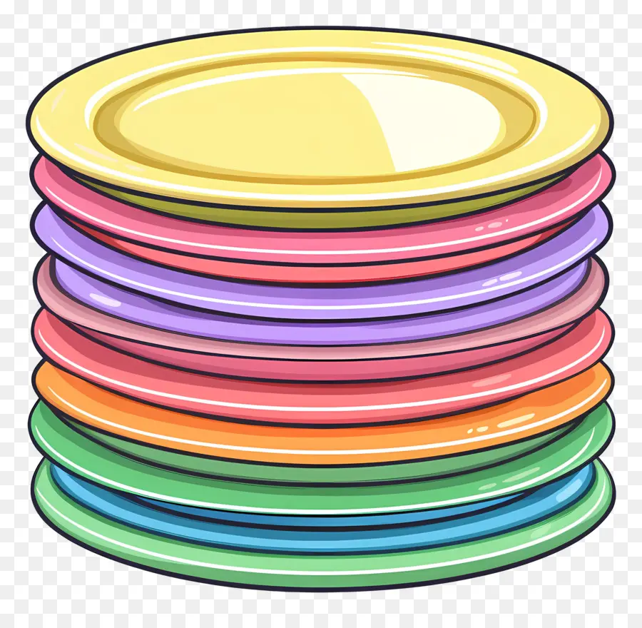 Pila De Platos，Platos PNG