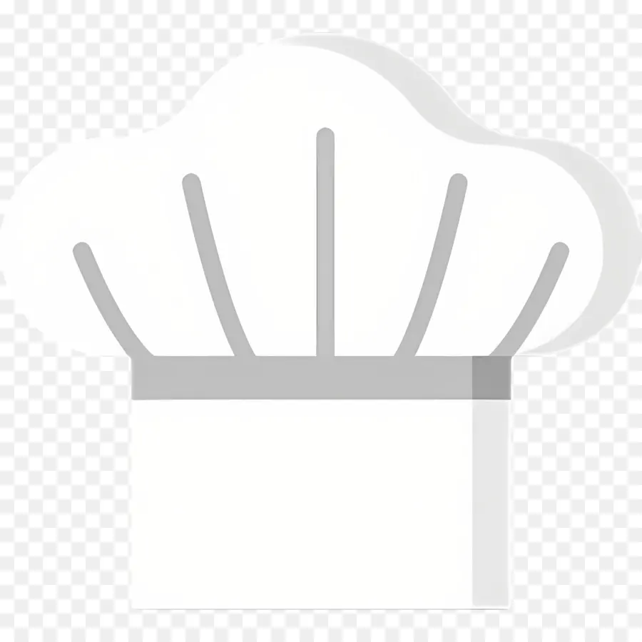 Gorro De Cocinero，Gorro De Cocinero Minimalista PNG