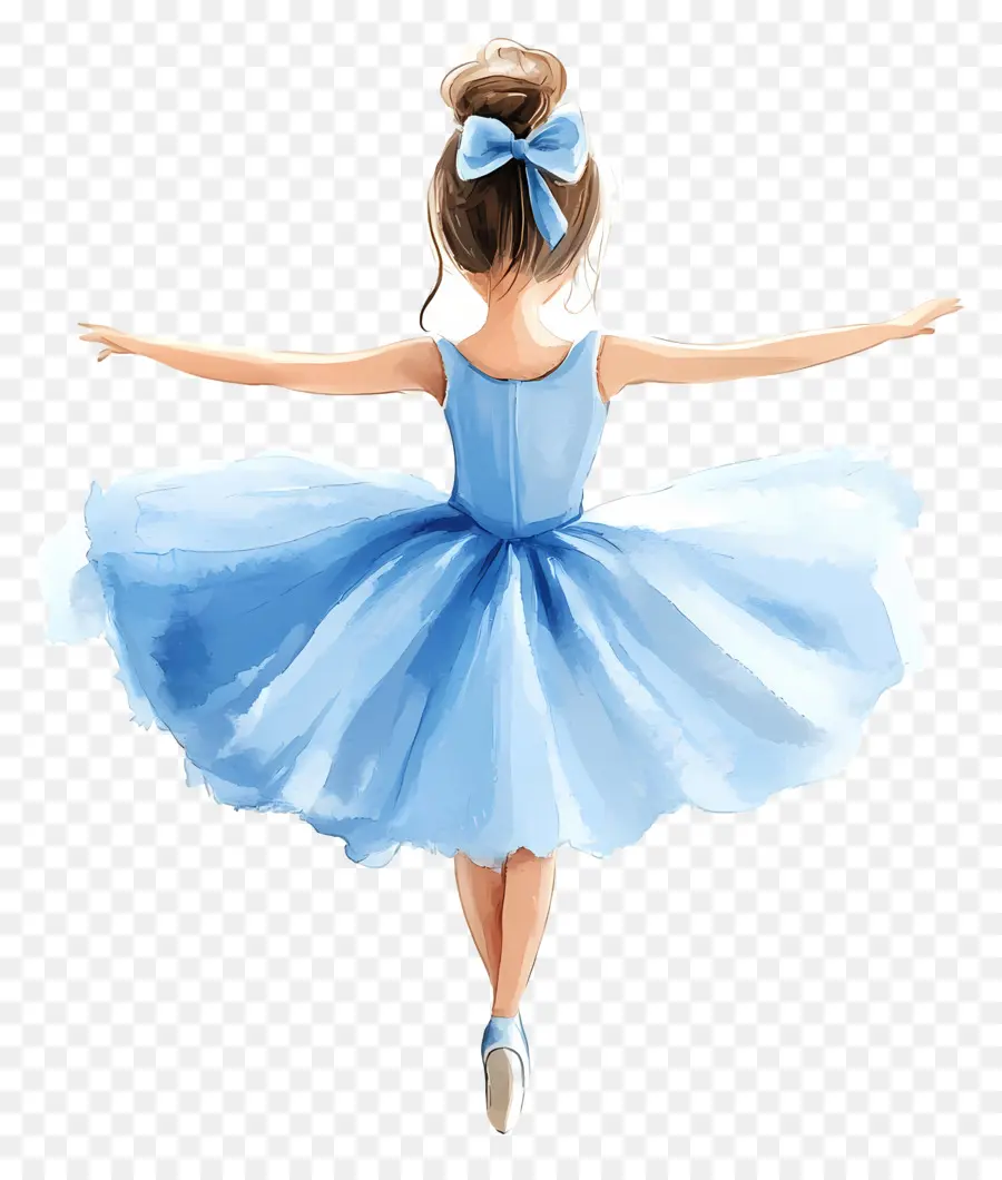 Ballet，Bailarina Azul PNG