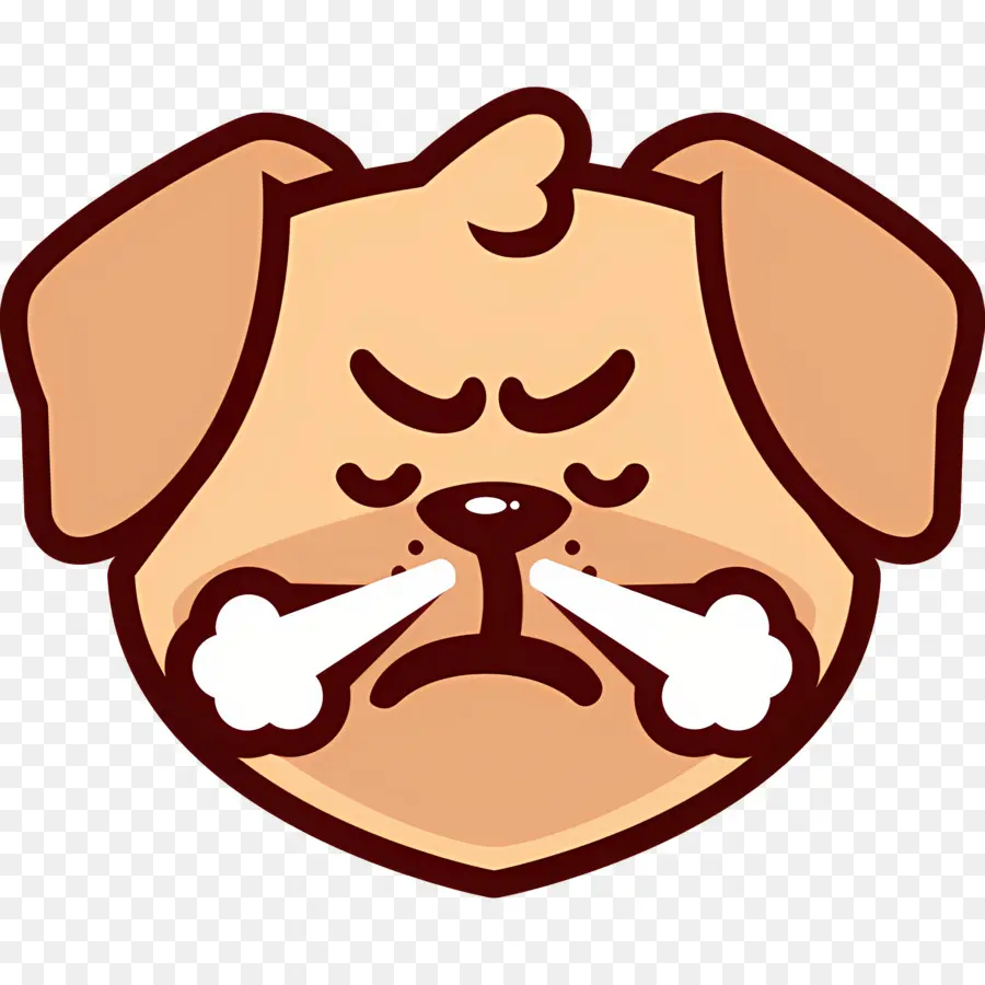 Emoji De Perro，Perro Enojado PNG