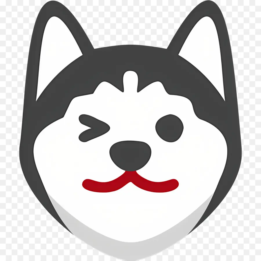 Emoji De Perro，Perro Guiñando Un Ojo PNG