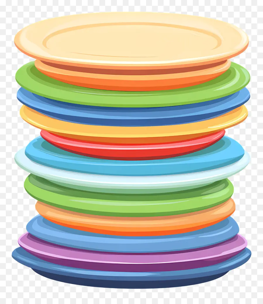 Pila De Platos，Platos PNG