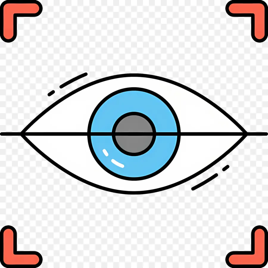 Escáner Ocular，Ojo Con Objetivo PNG