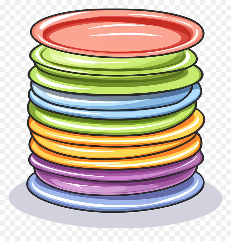 Pila De Platos，Platos PNG