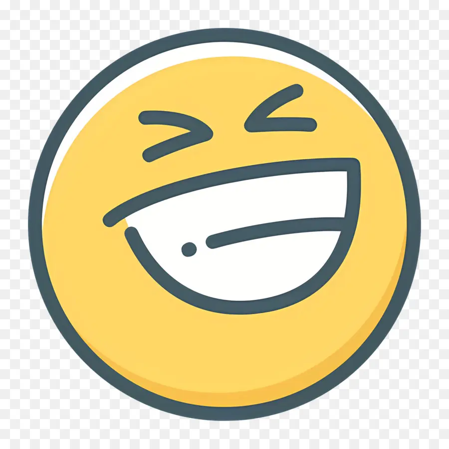 Risa Emoji，Emoji Riendo PNG