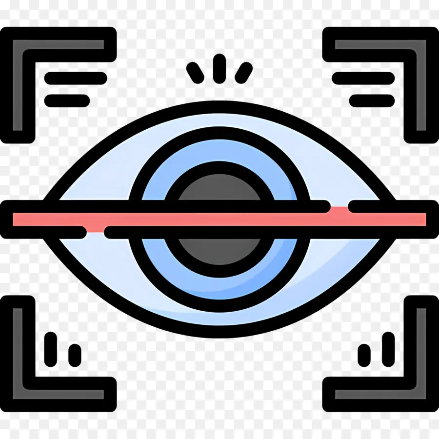 Escáner Ocular，Ojo Con Objetivo PNG