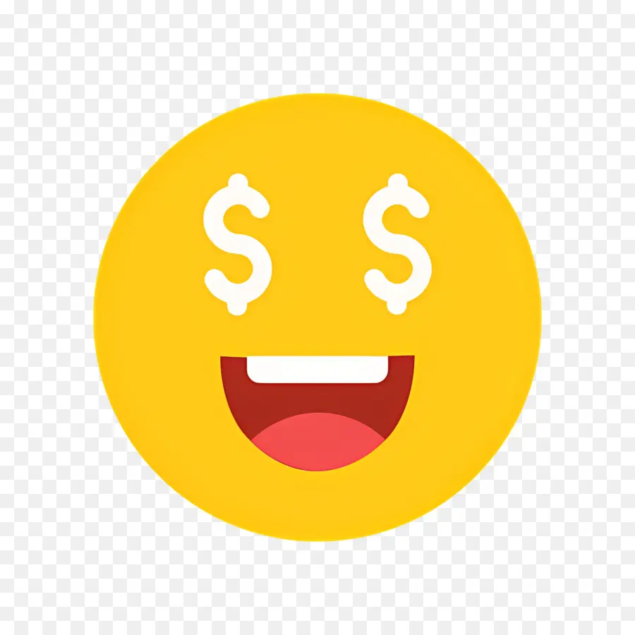 Dinero Emoji，Emoji De Ojos De Dinero PNG