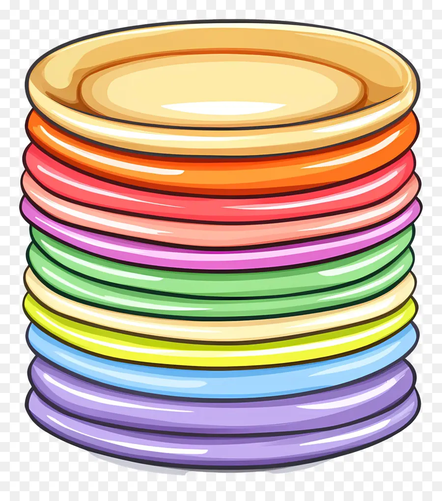 Pila De Platos，Platos PNG