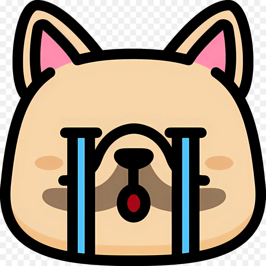 Emoji De Perro，Cara De Perro Llorando PNG