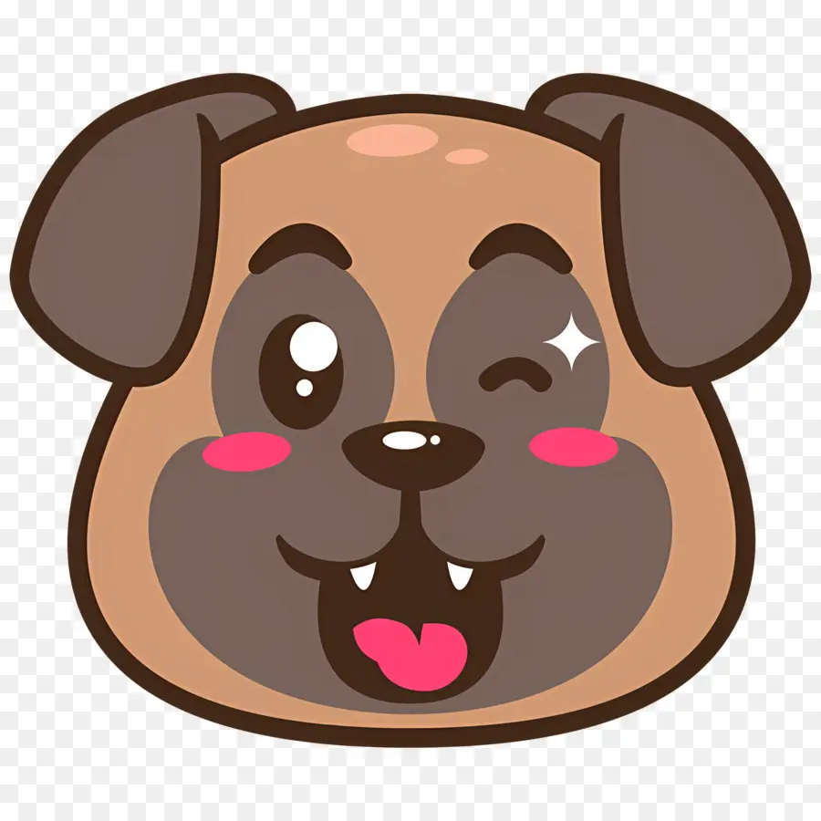 Emoji De Perro，Cara De Perro PNG