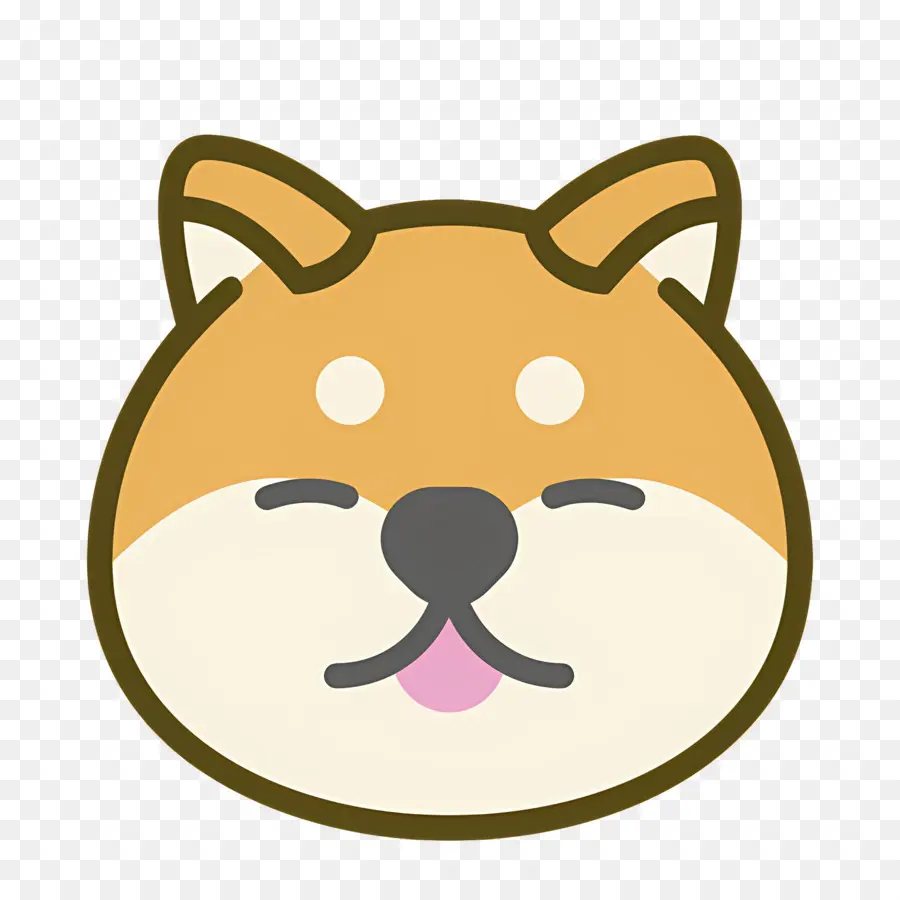 Emoji De Perro，Cara De Shiba Inu PNG