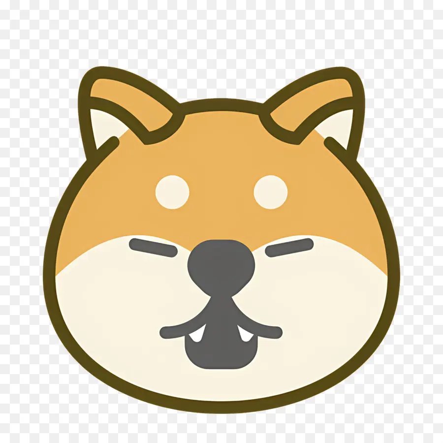 Emoji De Perro，Cara De Shiba Inu PNG