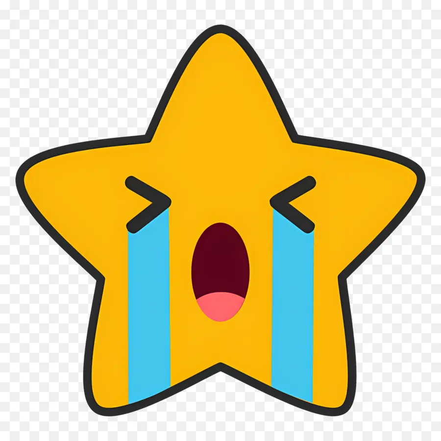 Emojis Llorando，Estrella Llorando PNG