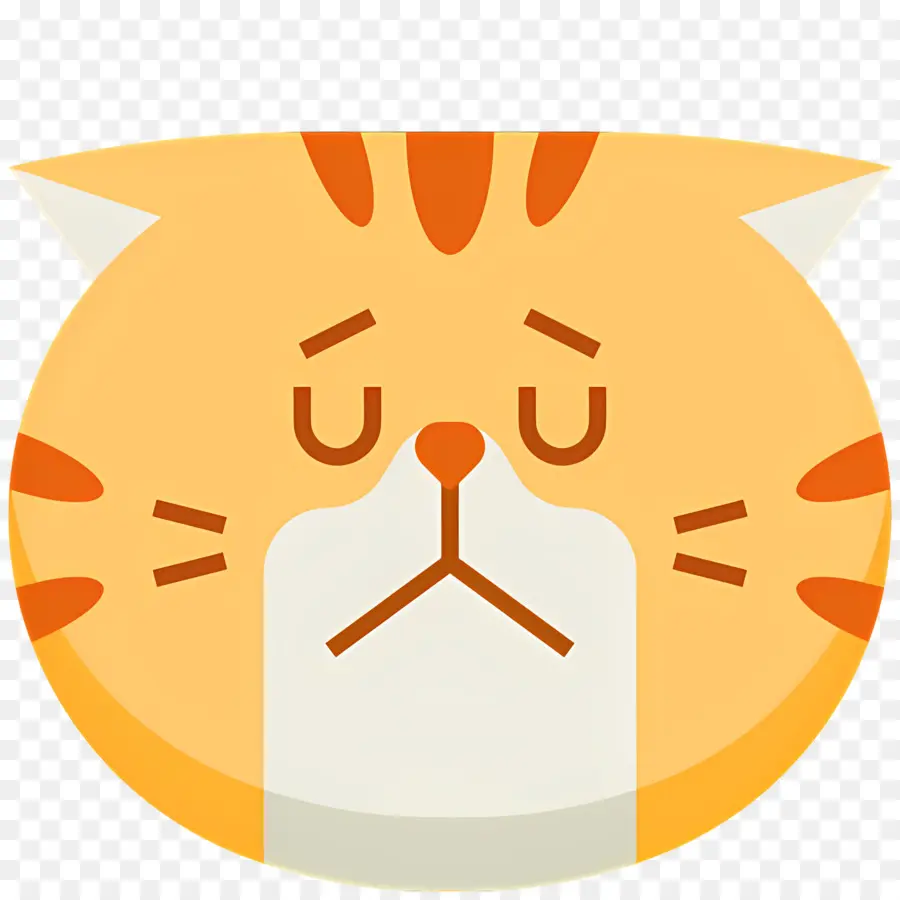 Emojis De Gato，Gato Triste PNG