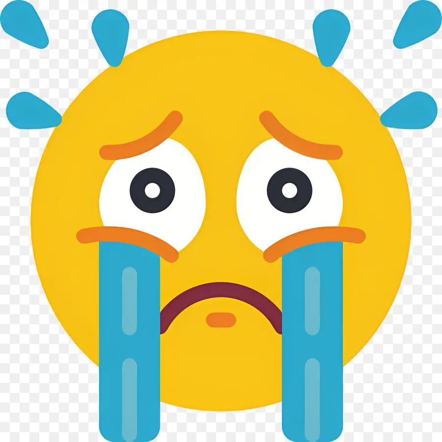 Emojis Llorando，Cara Llorando PNG