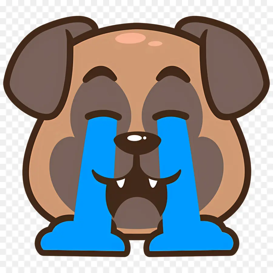 Emoji De Perro，Emoji De Perro Llorando PNG