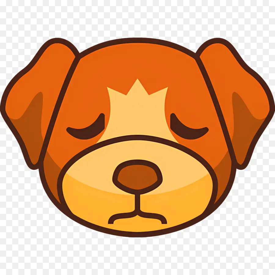 Emoji De Perro，Perro Triste PNG