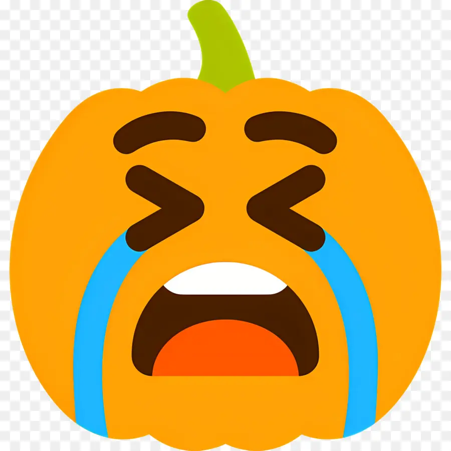 Emojis Llorando，Calabaza Llorando PNG