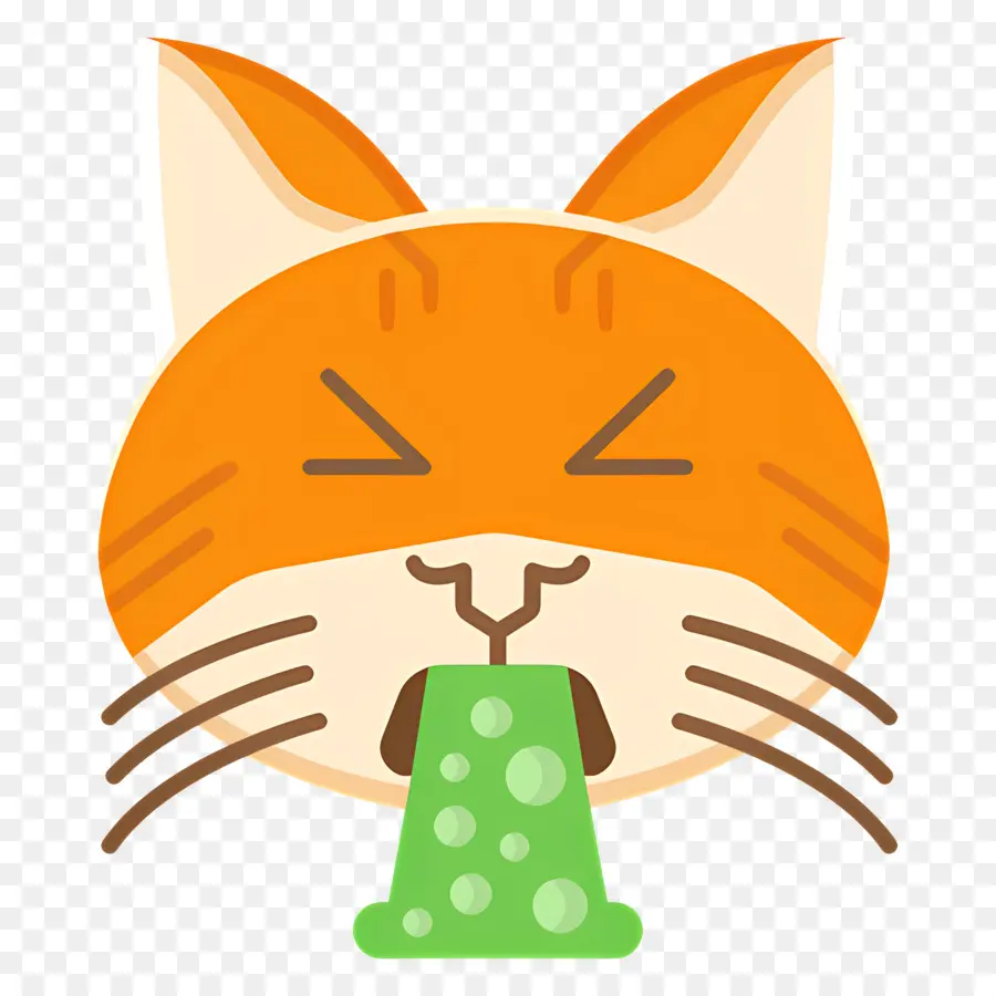 Emojis De Gato，Gato Enfermo PNG