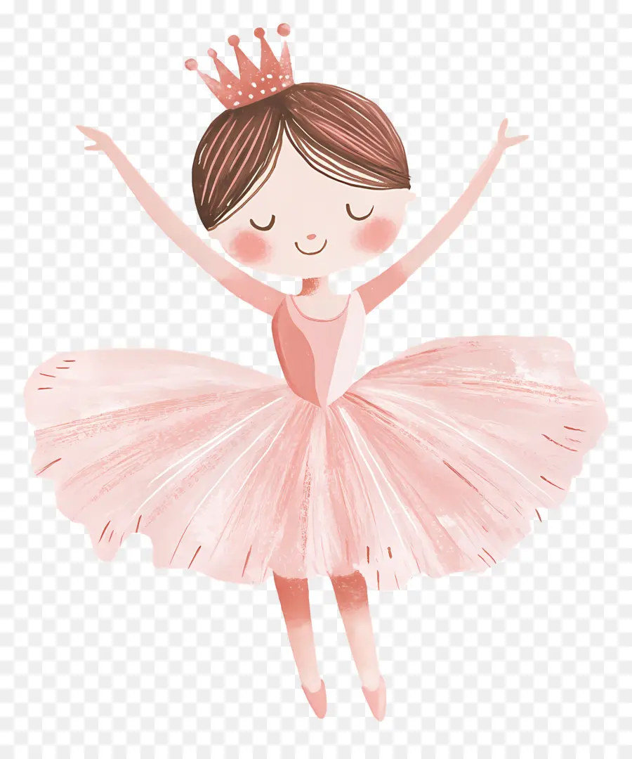 Ballet，Bailarina En Vestido Rosa PNG