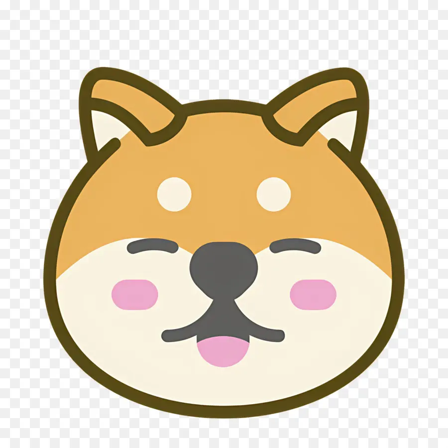 Emoji De Perro，Cara De Shiba Inu PNG