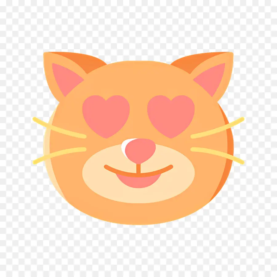 Emojis De Gato，Cara De Gato PNG