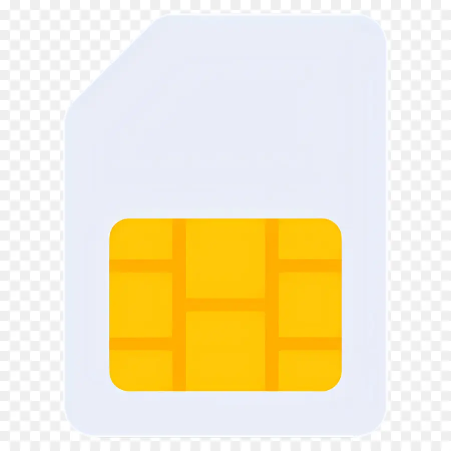 Memoria Del Teléfono，Tarjeta Sim Blanca PNG