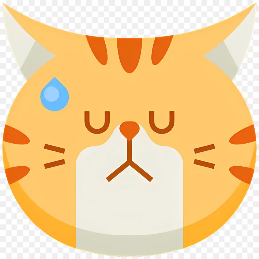 Emojis De Gato，Gato Triste PNG