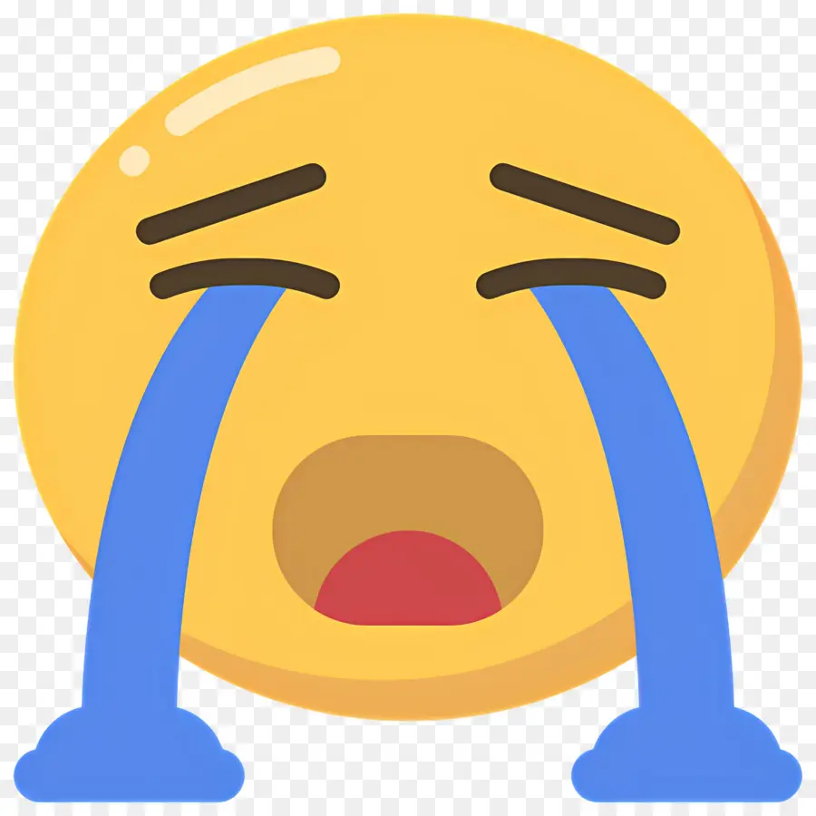 Emojis Llorando，Cara Llorando PNG