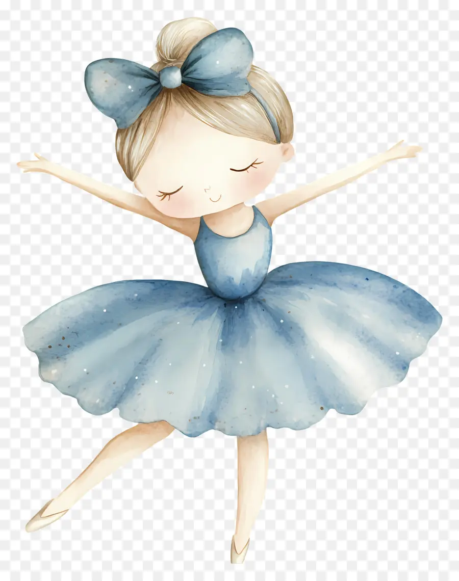 Ballet，Bailarina Azul PNG