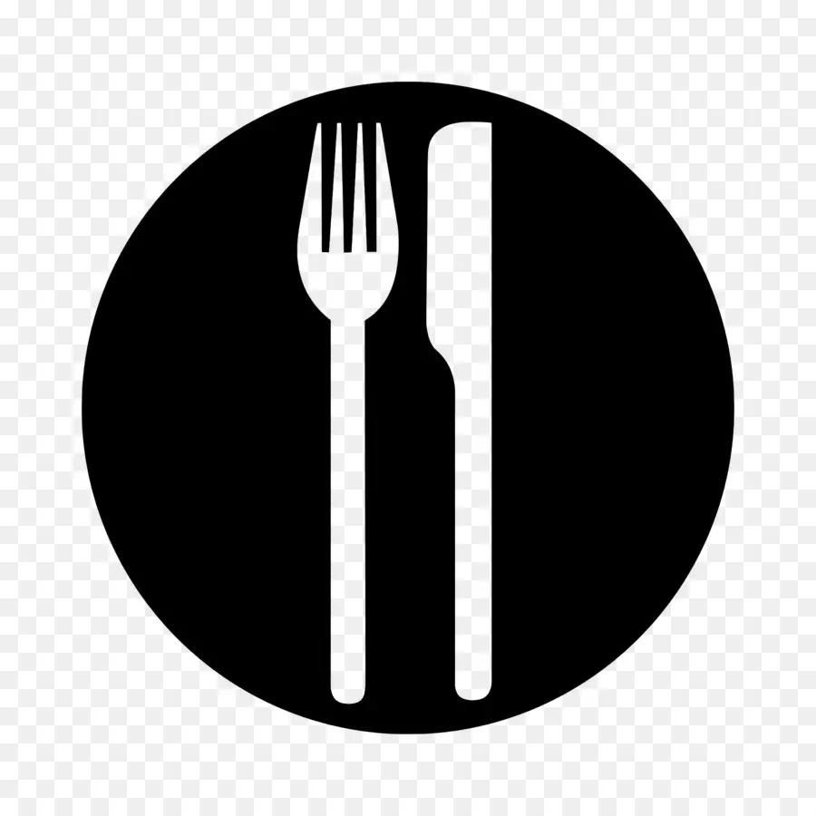 Logotipo Del Restaurante，Tenedor Y Cuchillo PNG