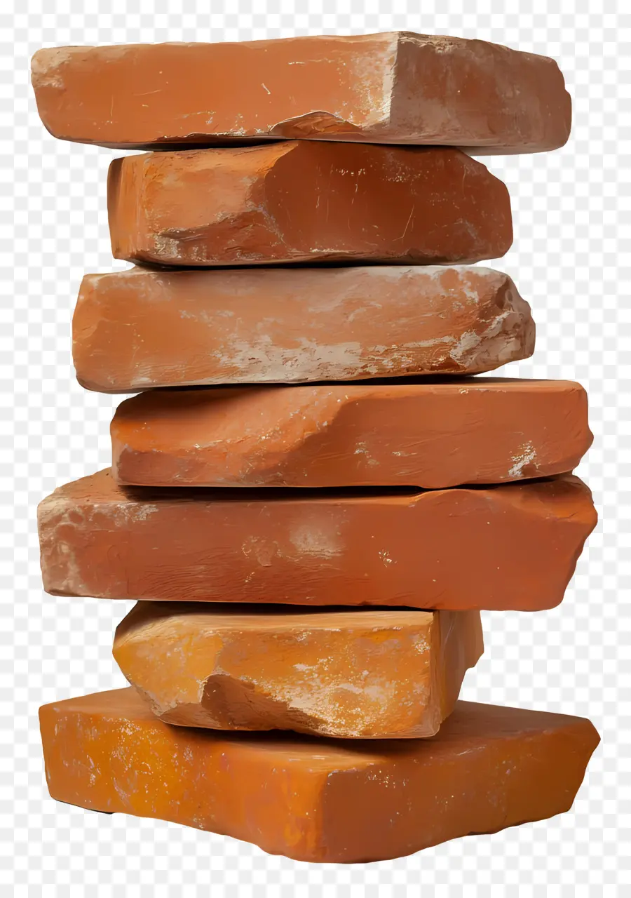 Pila De Ladrillos，Ladrillos De Arcilla PNG