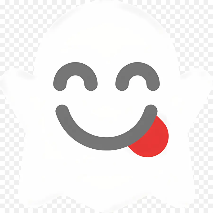 Emoji Fantasma，Fantasma Juguetón PNG