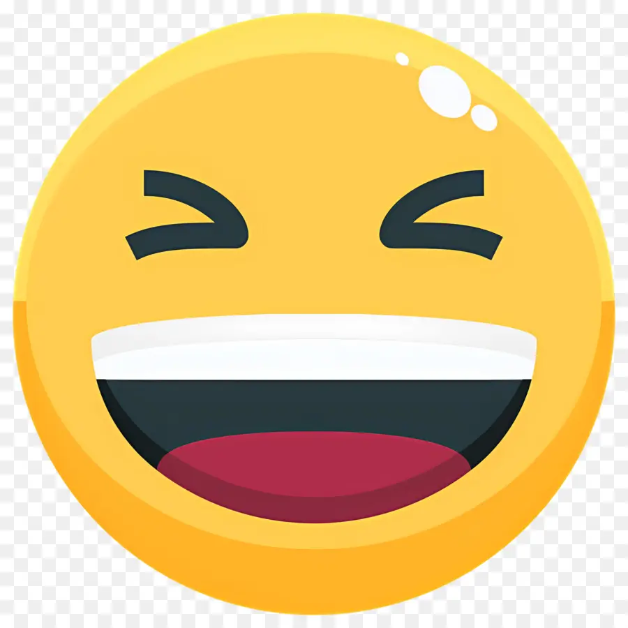 Risa Emoji，Emoji Riendo PNG