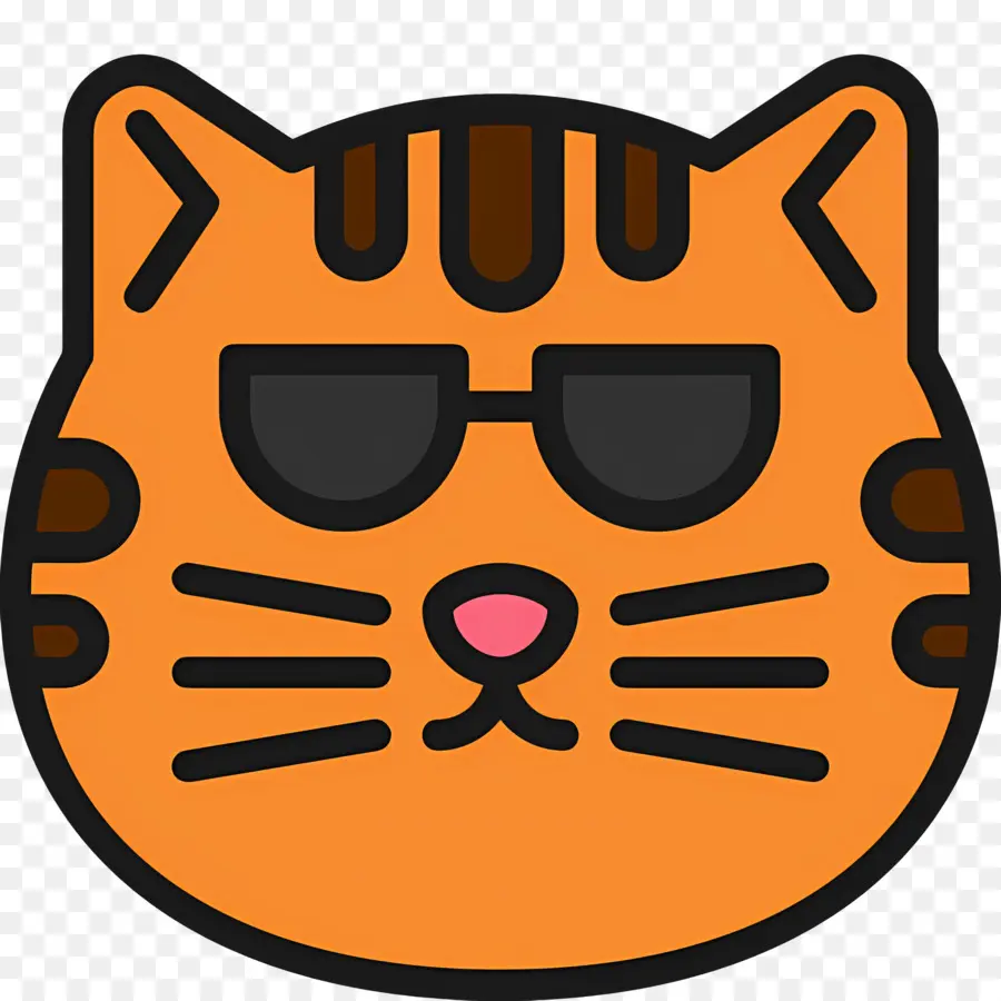 Emoji De Gato，Cara De Gato PNG